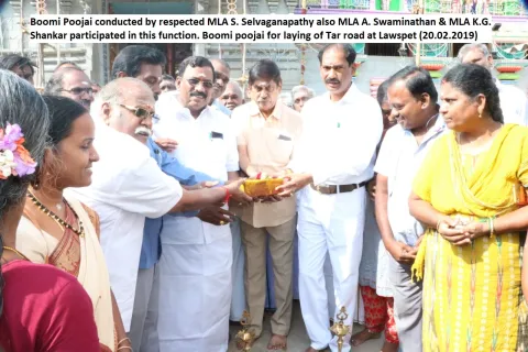 Boomi Poojai @Lawspet