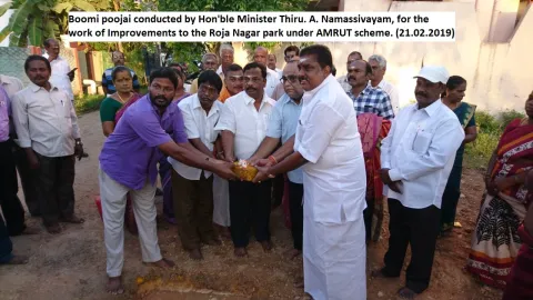 Boomi Poojai @ Roja Nagar Park