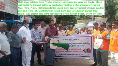Distribution of clothbag