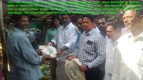 Distribution of clothbag