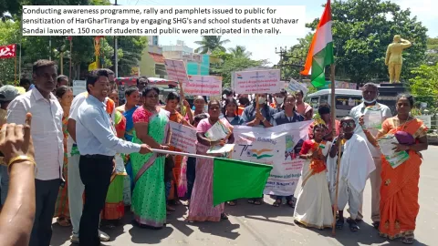 SHG and students rally