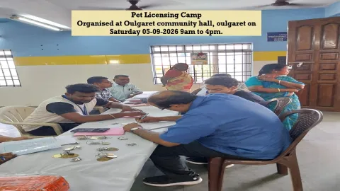 Pet licensing camp