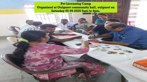 Pet licensing camp