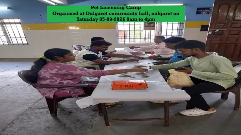 Pet licensing camp